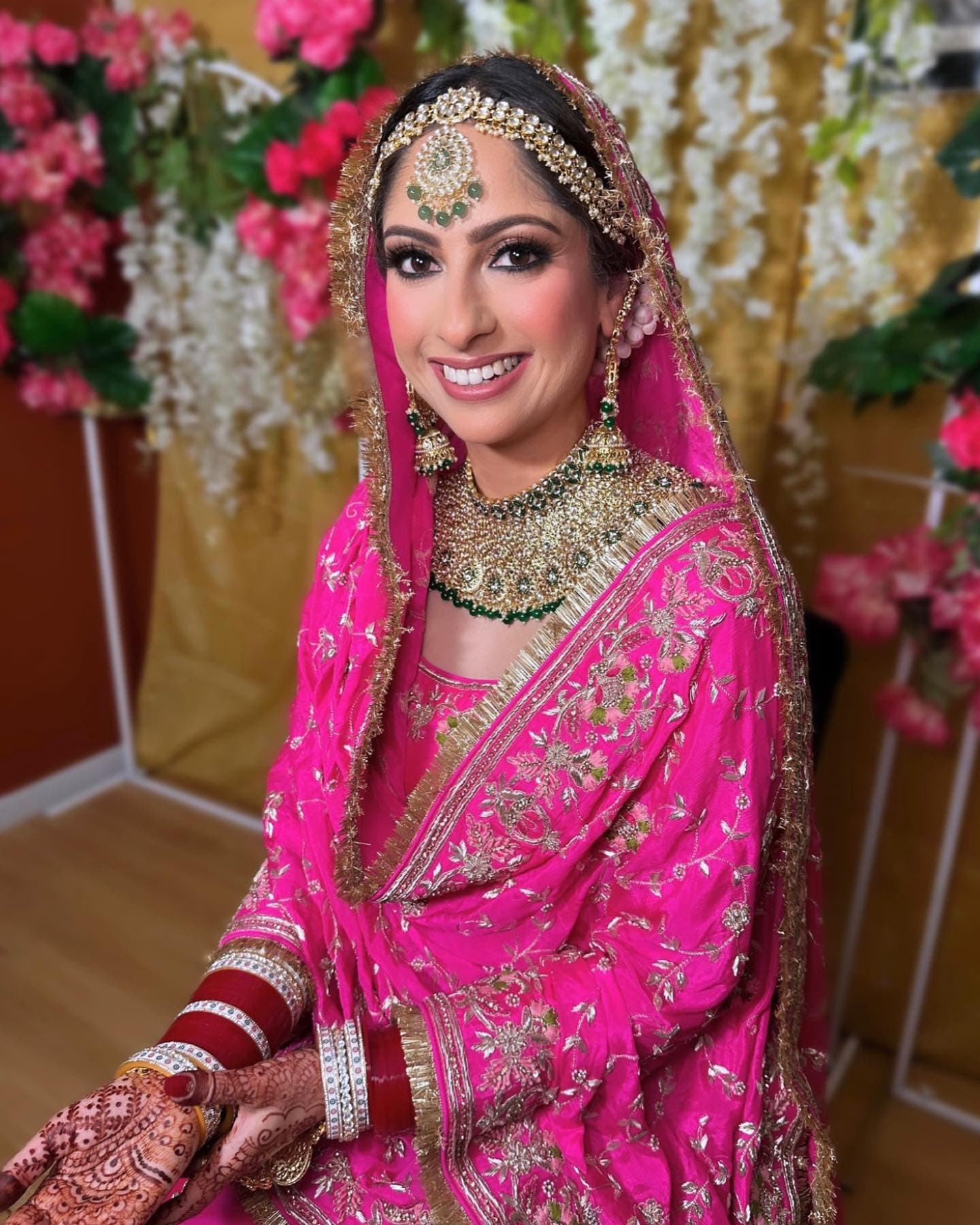 South Asian bridal — rich traditional look