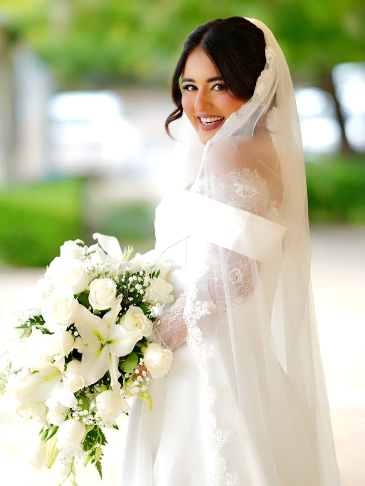 Contemporary bridal — soft elegant glamour